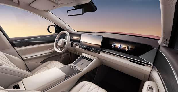 比亚迪唐内饰官图曝光 豪华质感全面升级 采用六座布局