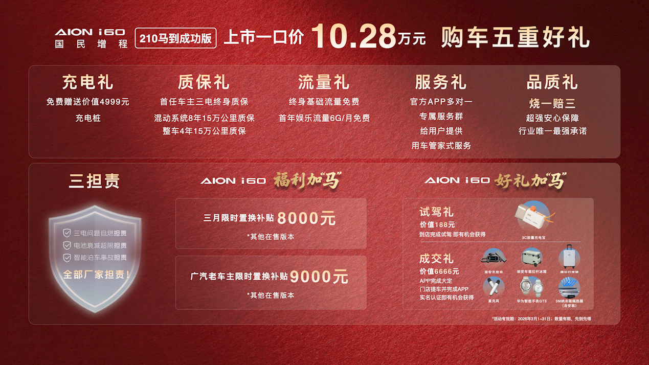 10万级增程新标杆！埃安i60“马到成功版”上市