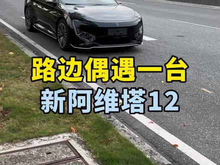 路边偶遇一台新阿维塔12#新阿维塔12上市 #50万内豪华轿车首选