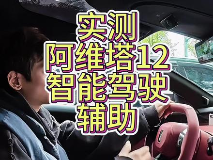 这个智能辅助驾驶你打几分？ #用车体验 #阿维塔12