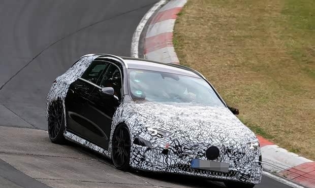 三电机加持 全新纯电奔驰AMG CLA猎装版谍照