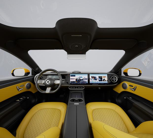 smart精灵#6内饰官图发布 北京车展或迎首秀