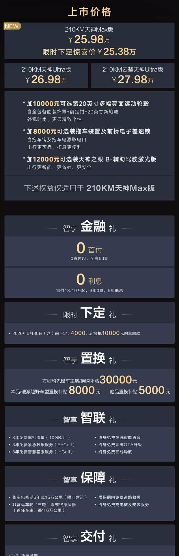 方程豹豹5天神Max版震撼登场 限时特惠25.38万 享3年免息