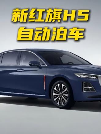 新红旗H5这自动泊车水平，可以啊 #新红旗H5  #自动泊车  #遥遥领先 #红旗司南智驾