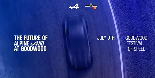 第三代Alpine A110原型车即将在古德伍德全球首发