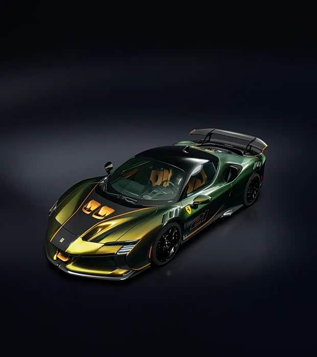 法拉利SF90 XX Stradale定制版登场：V8插混猛兽再现街头