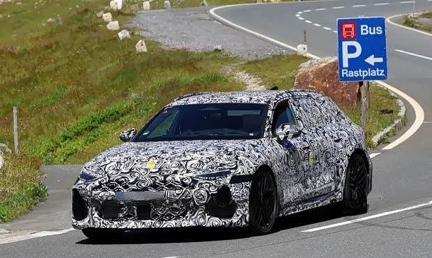 全新奥迪RS 6谍照首曝：V6混动加持，轿车版同步登场