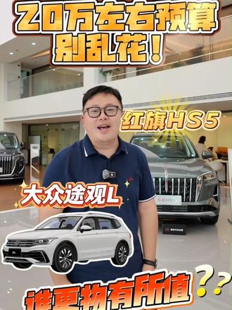 20万左右预算别乱花！红旗HS5和大众途观L，谁更物有所值