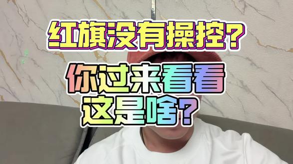 红旗的车没有操控？来你看看这是啥